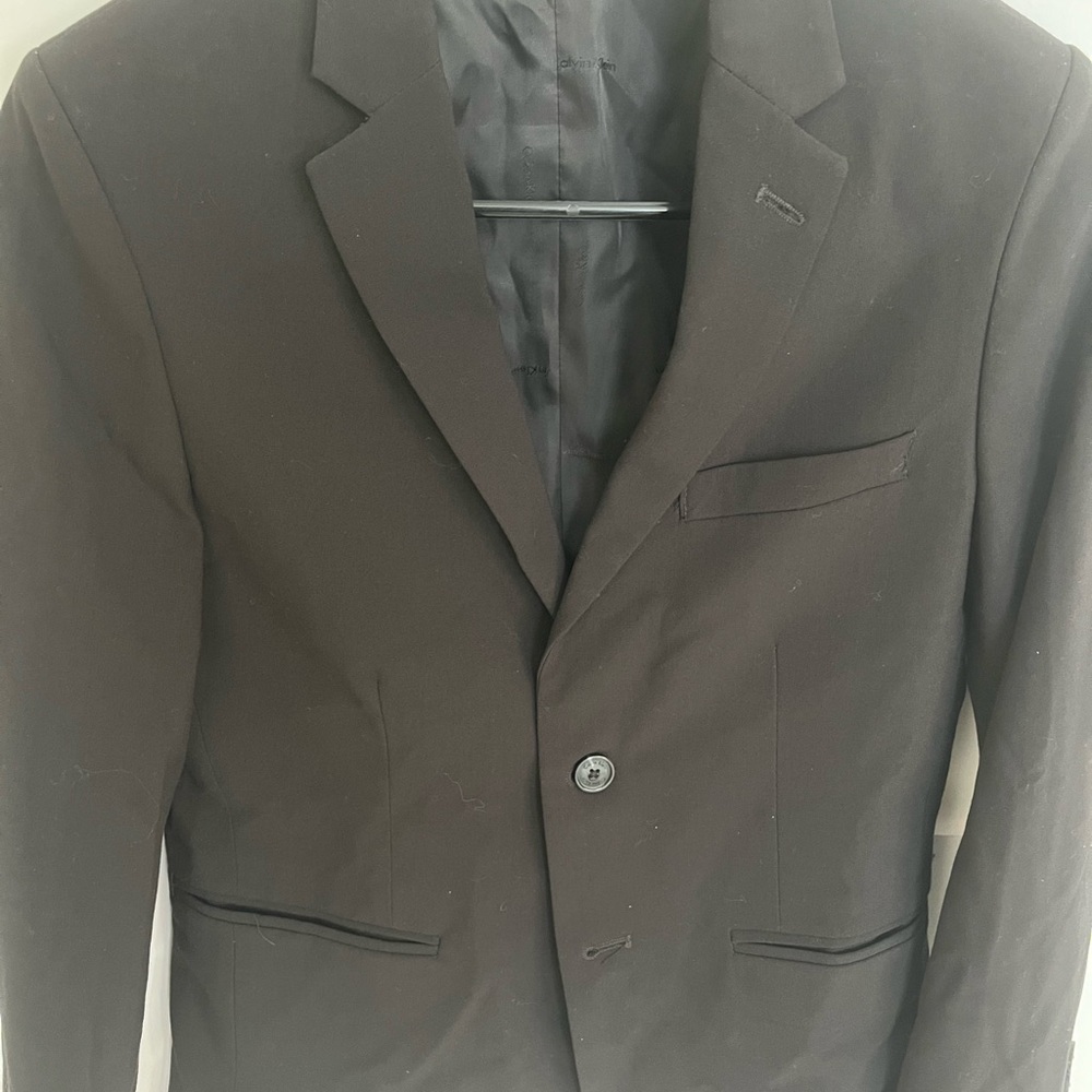 Calvin Klein black suit separate MRSP 105.00
